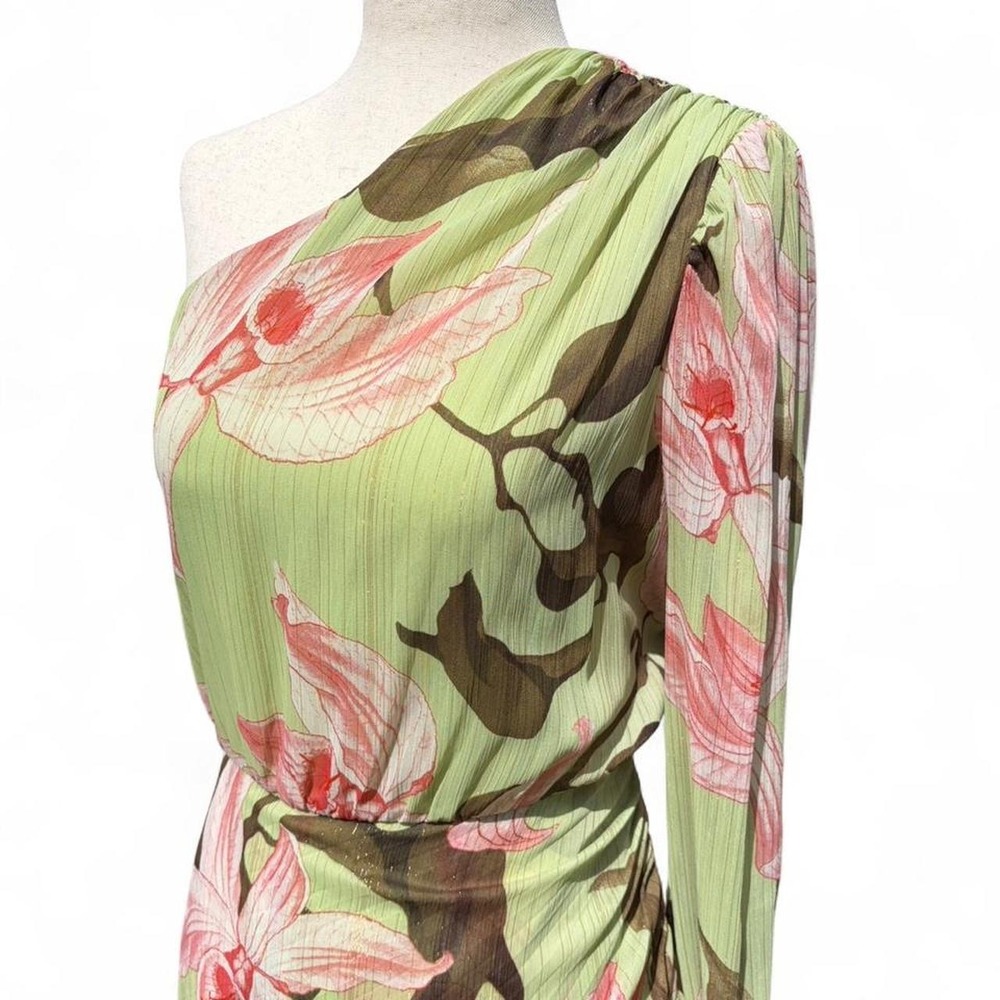 Express Tropical Print One-Shoulder Romper. Size‎ Medium